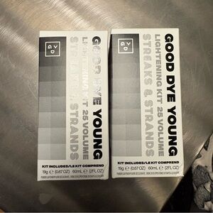 Good Dye Young 2 Pack GDY Mini Bleaching Kit Streaks & Strands NEW